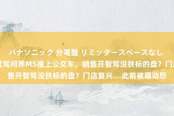 パナソニック 分電盤 リミッタースペースなし 露出・半埋込両用形 试驾问界M5撞上公交车，销售开智驾没扶标的盘？门店复兴…此前被曝动怒
