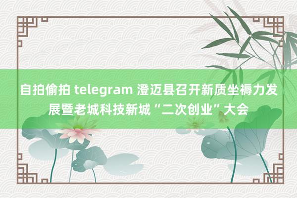 自拍偷拍 telegram 澄迈县召开新质坐褥力发展暨老城科技新城“二次创业”大会